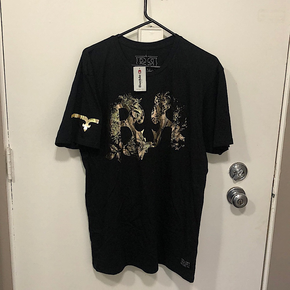 Buckle, Black large T-shirt from Buckle. Brand new